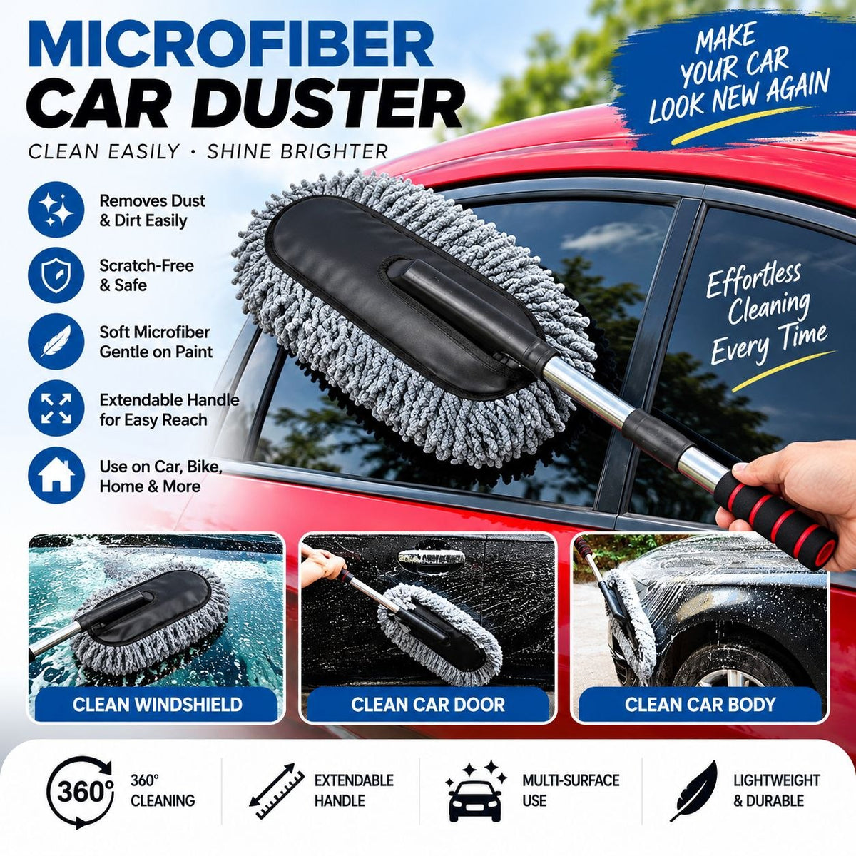 microfiber car duster