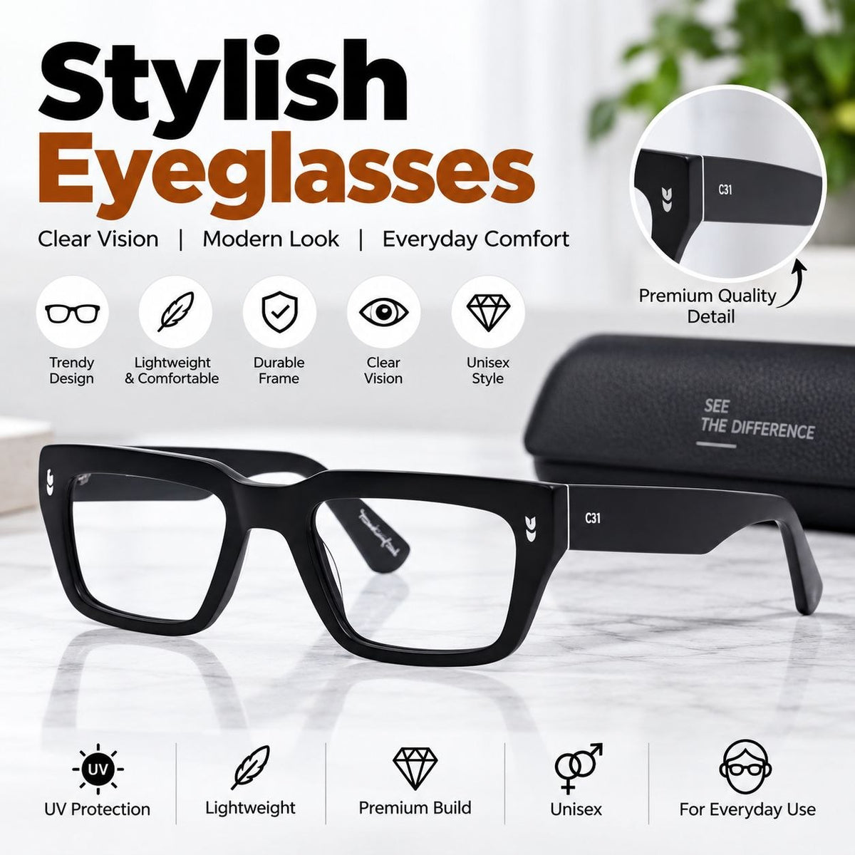 stylish eyeglasses