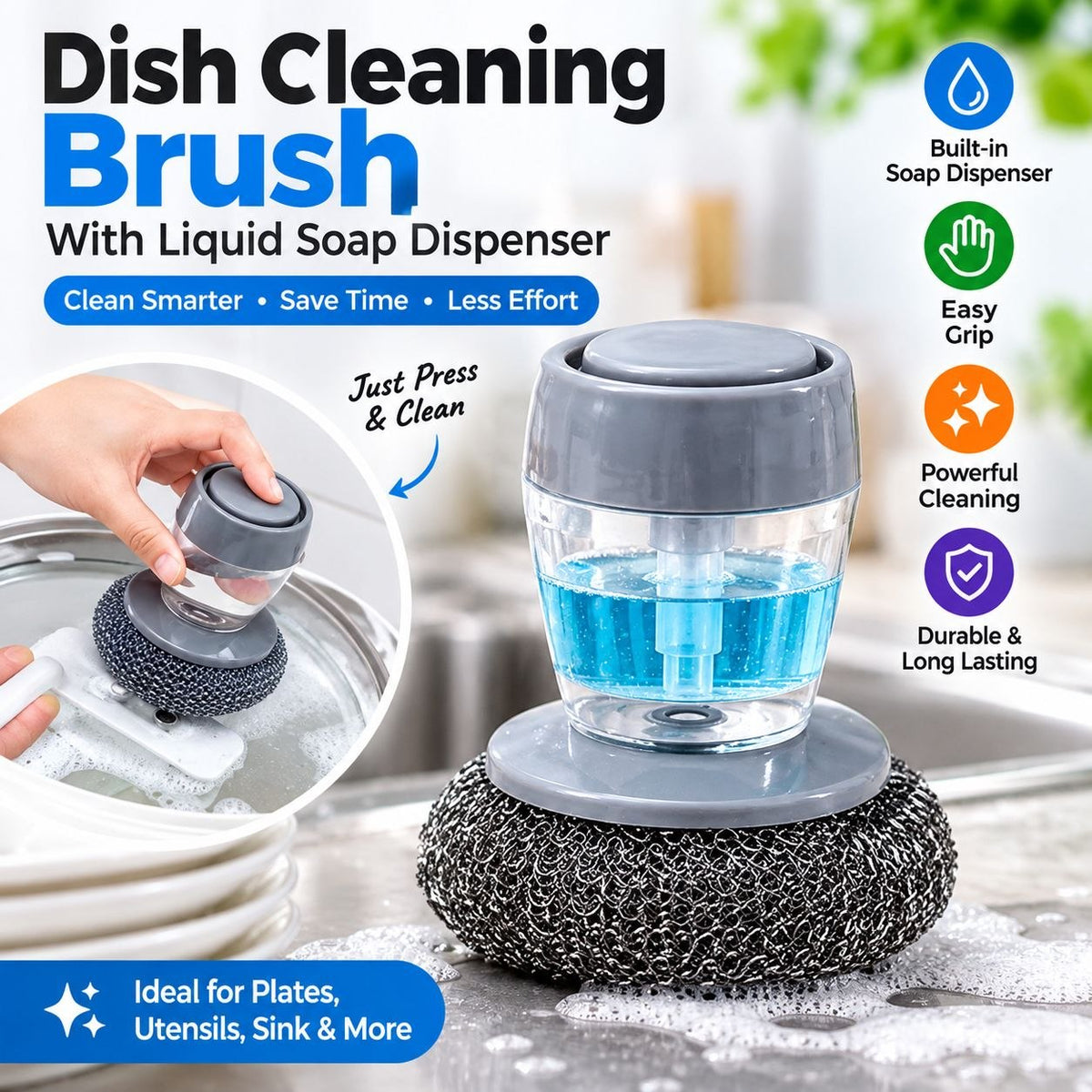 dish cleaner brush